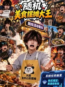【AI漫剧】随机美食摆摊大王